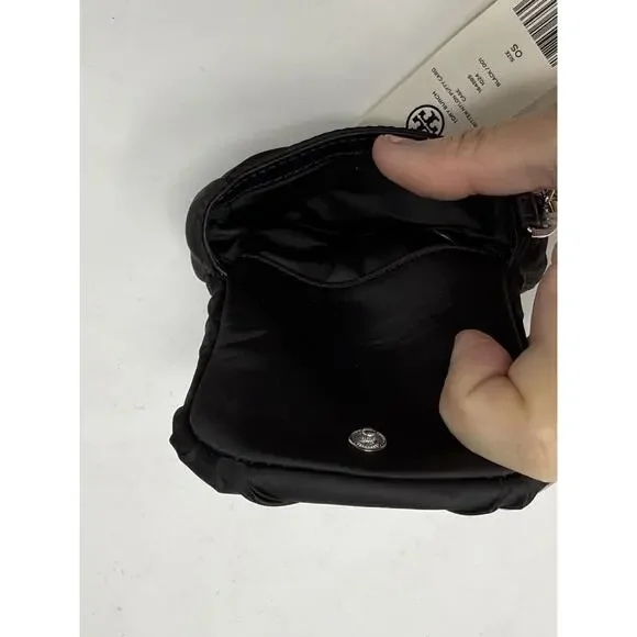 Tory Burch Puffy Card holder key fob Black - Picture 3 of 5